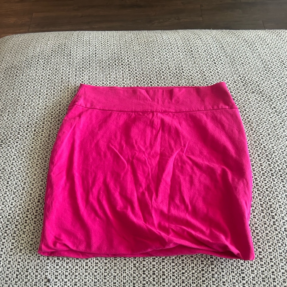 Hanes Vibrant Pink Mini Skirt